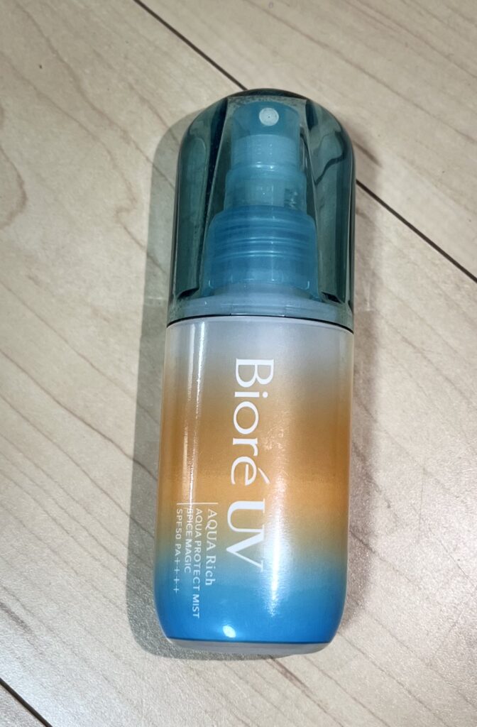 ミストタイプのBiore日焼け止め